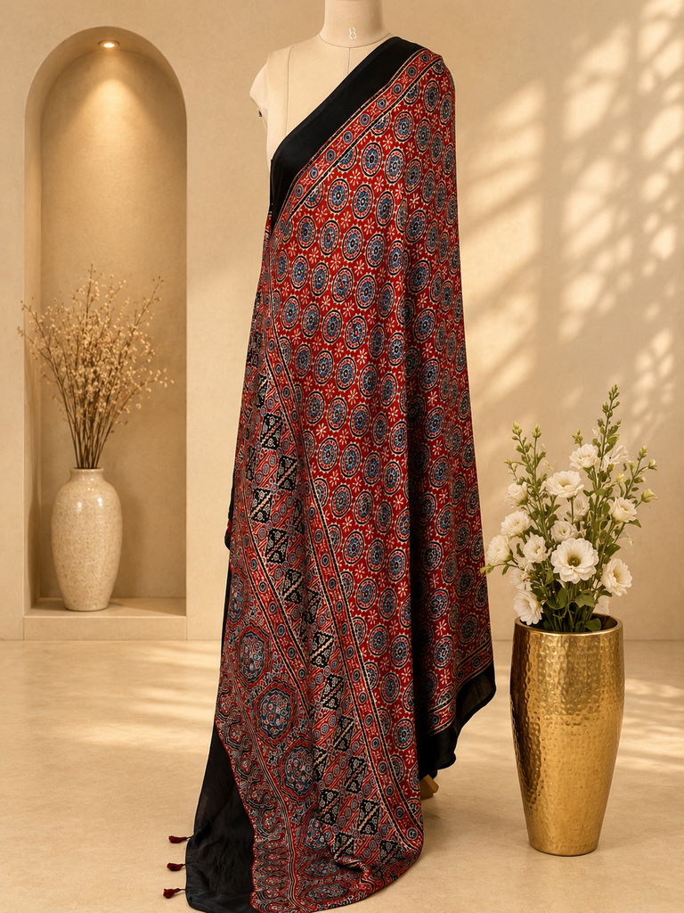 Ajrakh Modal Dupatta 5072