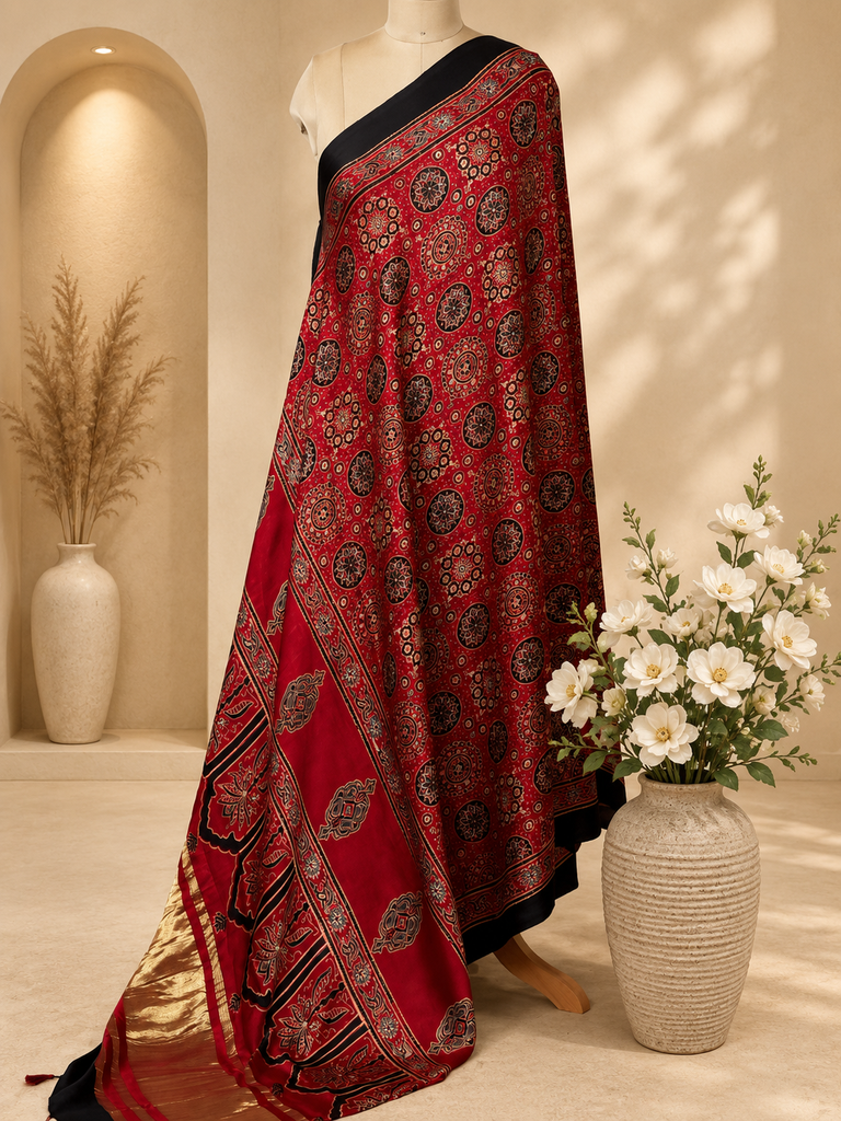 Ajrakh Modal Dupatta 5072