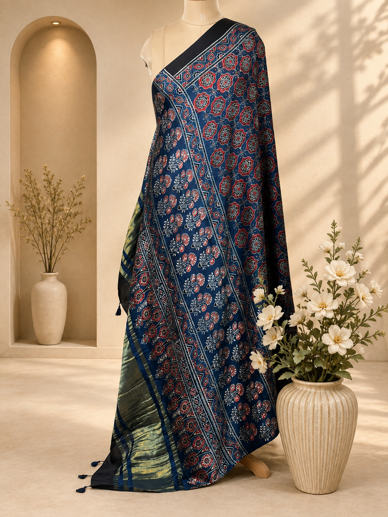 Ajrakh Modal Dupatta 5072
