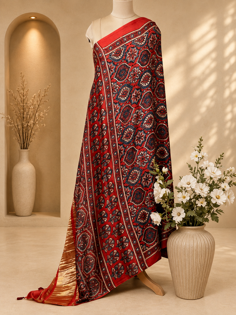 Ajrakh Modal Dupatta 5072