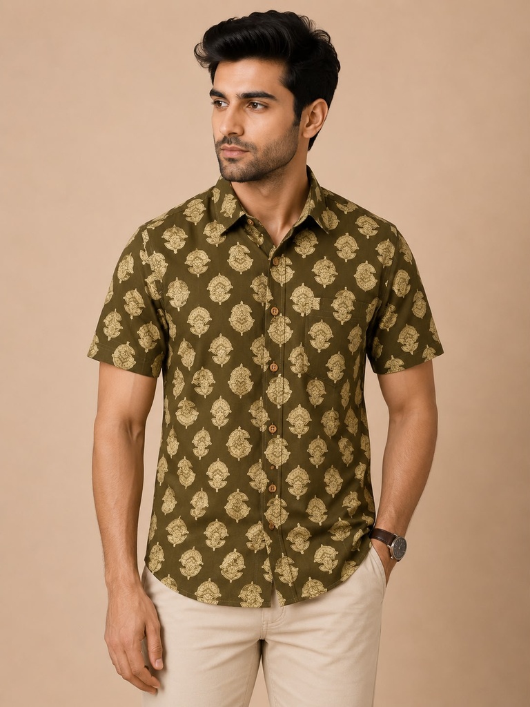Cotton Mens Shirts 5049