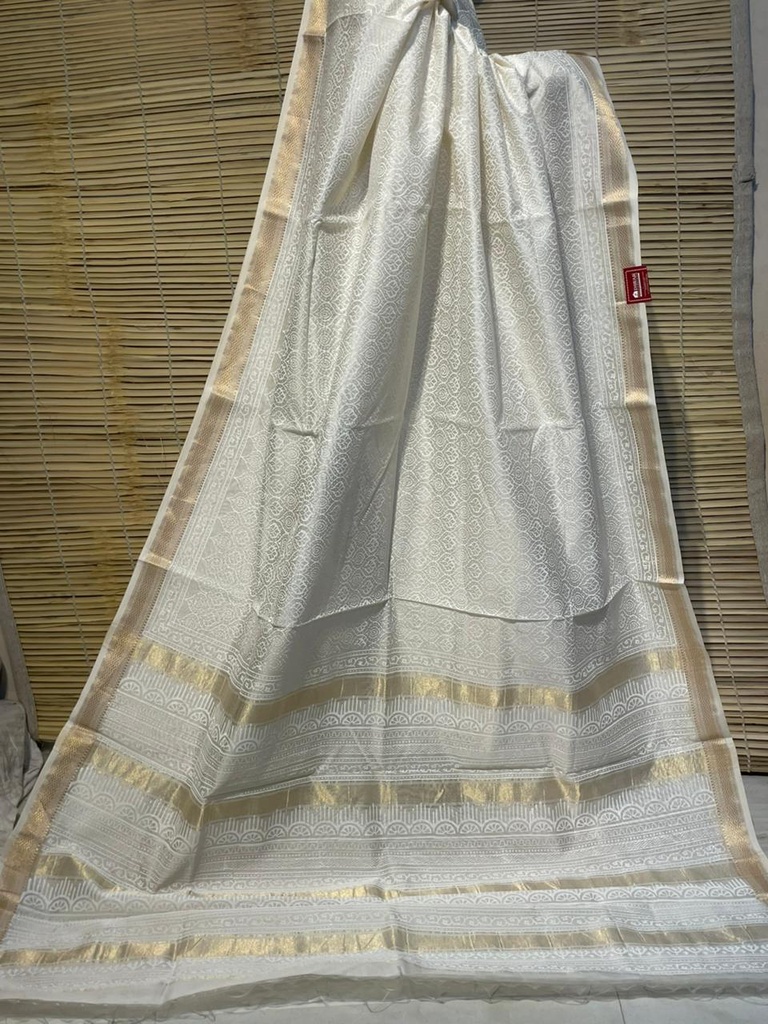 Handloom Maheshwari Silk Sarees 5028