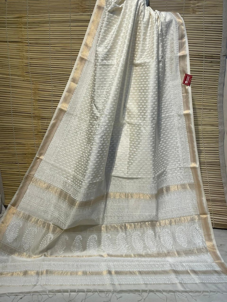 Handloom Maheshwari Silk Sarees 5028