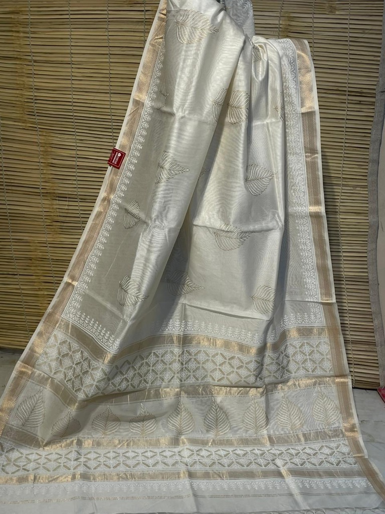 Handloom Maheshwari Silk Sarees 5028