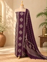 Ajrakh Muslin Suit 5025