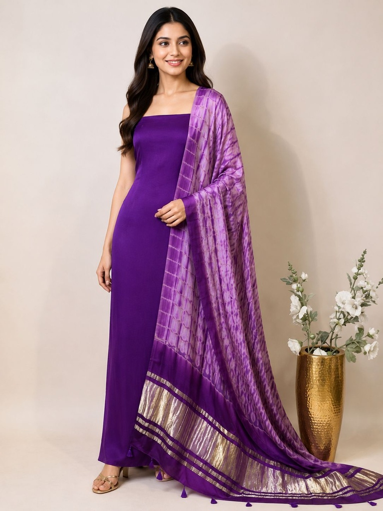 Ajrakh Modal Shibori Suit 5012