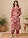 Vanaspathi Ajrakh Cotton Coord Sets 5028