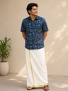 Ajrakh Cotton Mens Shirt 5049
