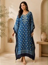 Premium Ajrakh Silk Kaftans 4801