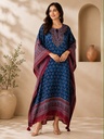 Premium Ajrakh Silk Kaftans 4801