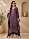 Premium Ajrakh Silk Kaftans 4801