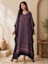 Premium Ajrakh Silk Kaftans 4801