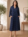 Ajrakh Modal Silk Aline Kurti 5053