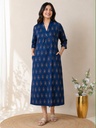 Ajrakh Modal Silk Aline Kurti 5053
