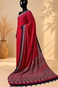 Handwork Ajrakh Modal Silk Sarees 5036
