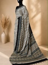 Handwork Ajrakh Modal Silk Sarees 5036