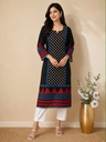 Ajrakh Cotton Kurti 5029