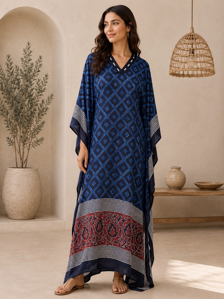 Ajrakh Modal Kaftans 4803