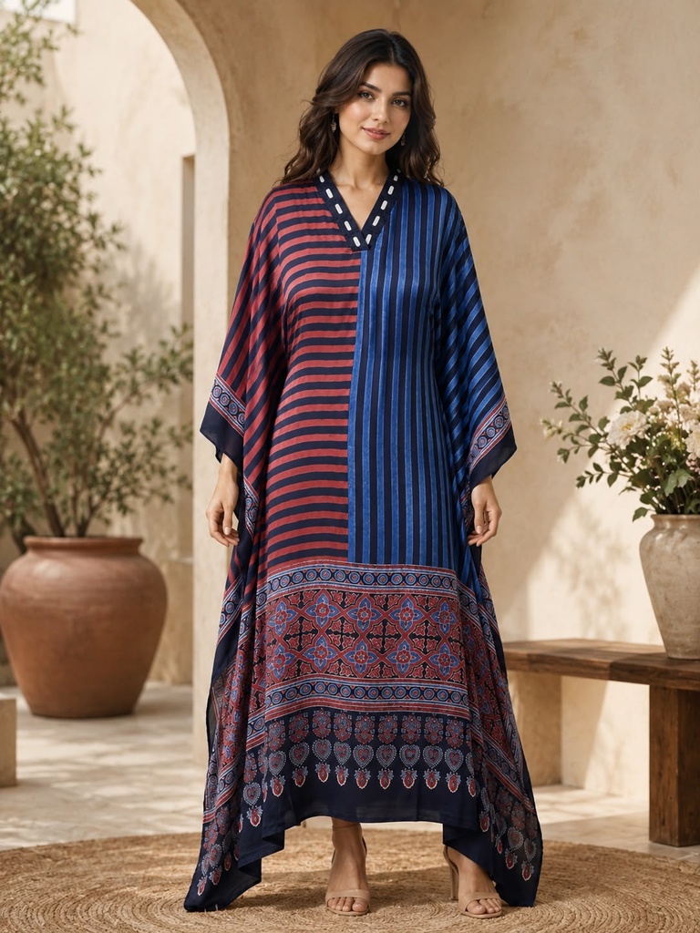 Ajrakh Modal Kaftans 4803