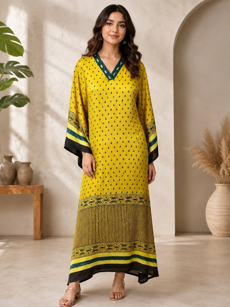 Ajrakh Modal Kaftans 4803