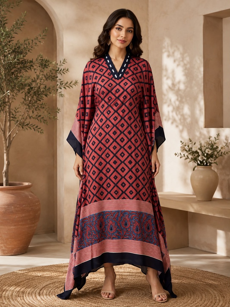 Ajrakh Modal Kaftans 4803