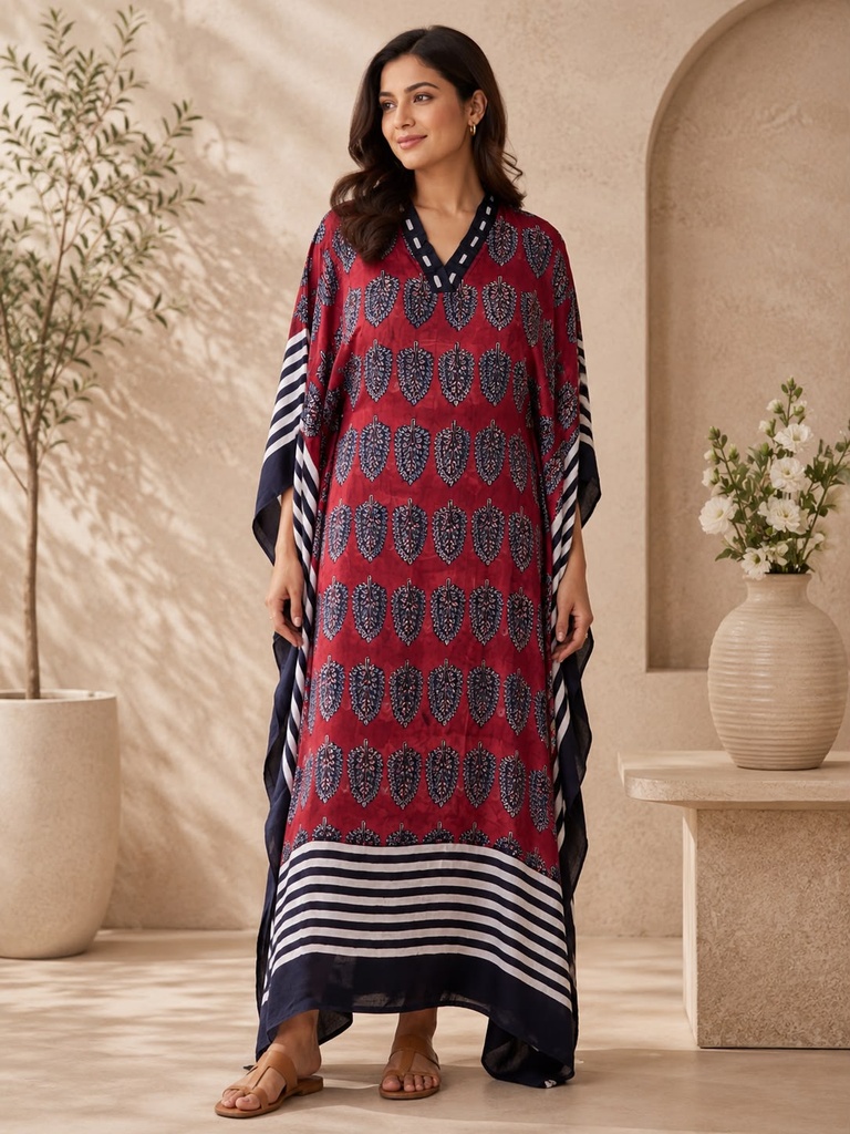 Ajrakh Modal Kaftans 4803