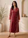 Ajrakh Mashru Silk Kurti 5053