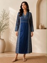 Ajrakh Mashru Silk Kurti 5053