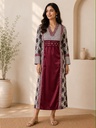 Ajrakh Mashru Silk Kurti 5053