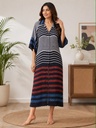 Ajrakh Modal Kaftan Style Dress 4803