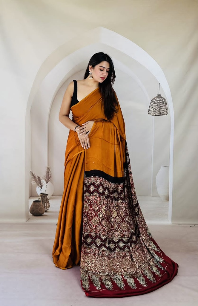 Plain Modal Sarees 5018