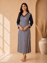Ajrakh Mashru Silk Kurti 5053