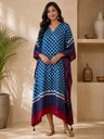 Exclusive Ajrakh Silk Kaftans 4801