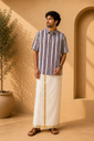 Ajrakh Modal Mens Shirt 5049