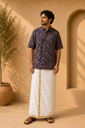 Ajrakh Modal Mens Shirt 5049