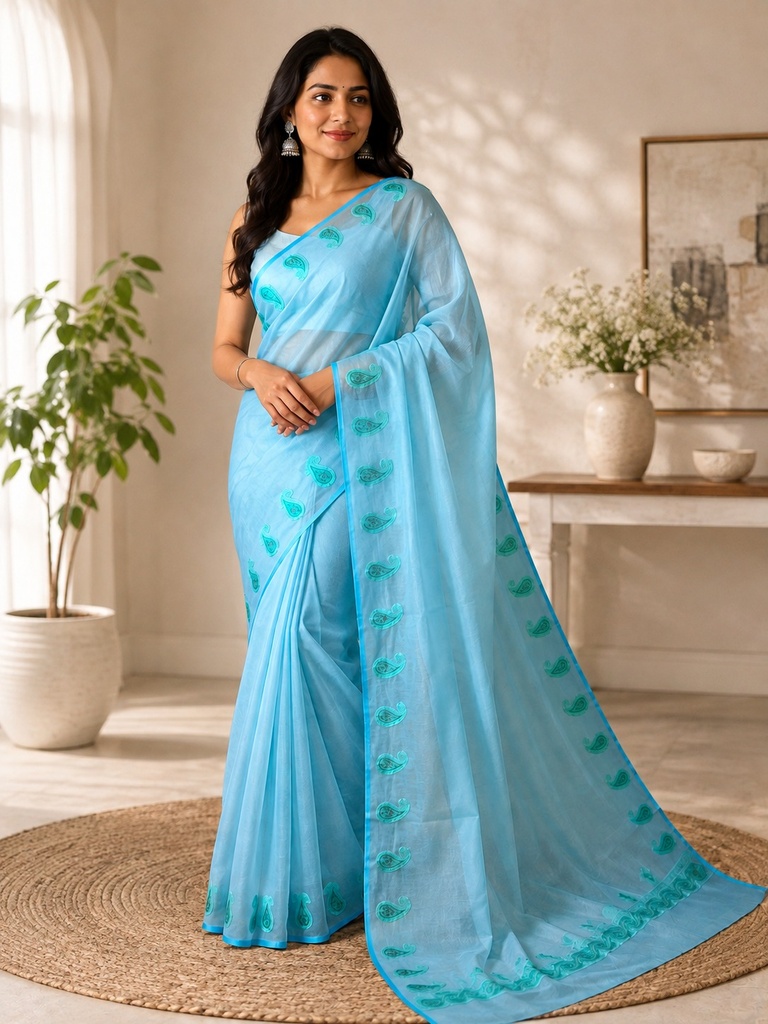 Khadi Tissue Sarees 5012
