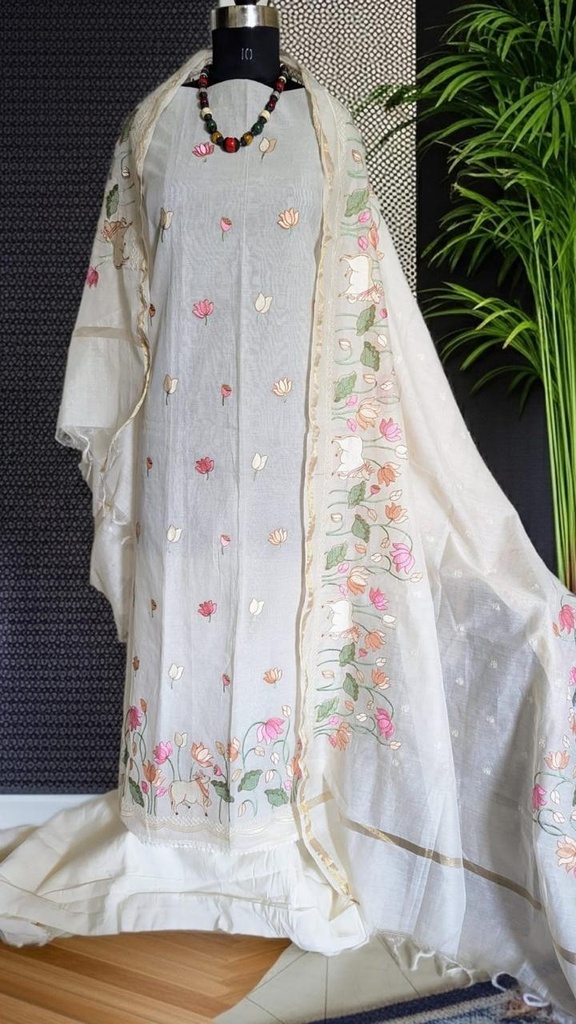 Mul Chanderi Suit Sets 5025