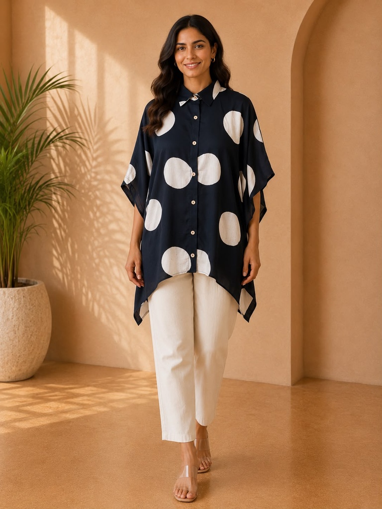 Ajrakh Modal Shirt Kaftans 5015
