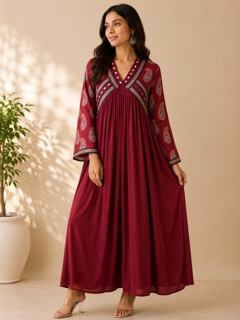 Premium Modal Silk Kurti 5053