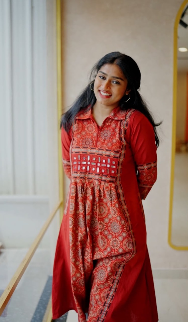 Ajrakh Cotton Kurti 5029