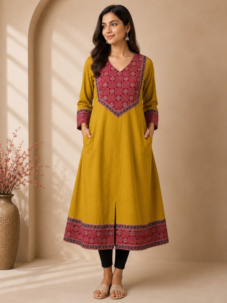 Premium Cotton Kurti 5029
