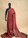 Ajrakh Chanderi Silk Sarees 5028