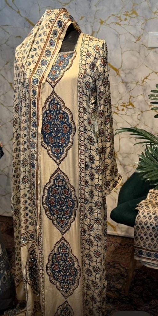 Ajrakh Modal Suit Sets 4245
