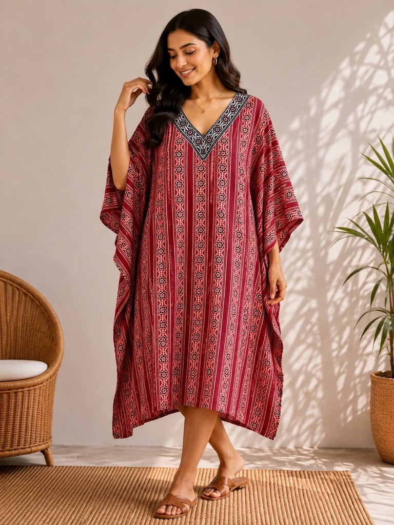 Ajrakh Cotton Kaftans 4802