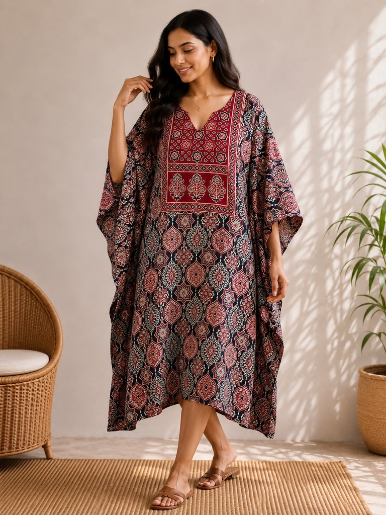 Ajrakh Cotton Kaftans 4802