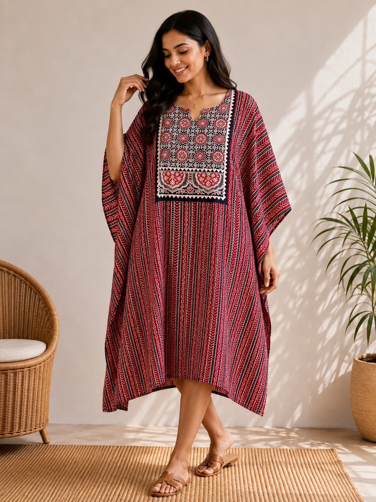 Ajrakh Cotton Kaftans 4802