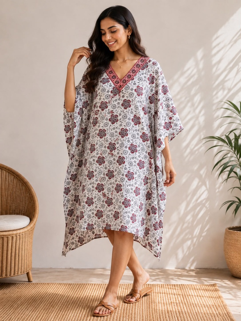 Ajrakh Cotton Kaftans 4802