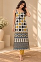 Ajrakh Mashru Silk Kurtis 5016