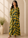 Ajrakh Modal Kaftan Style Dress 4803