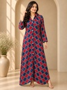 Ajrakh Modal Kaftan Style Dress 4803